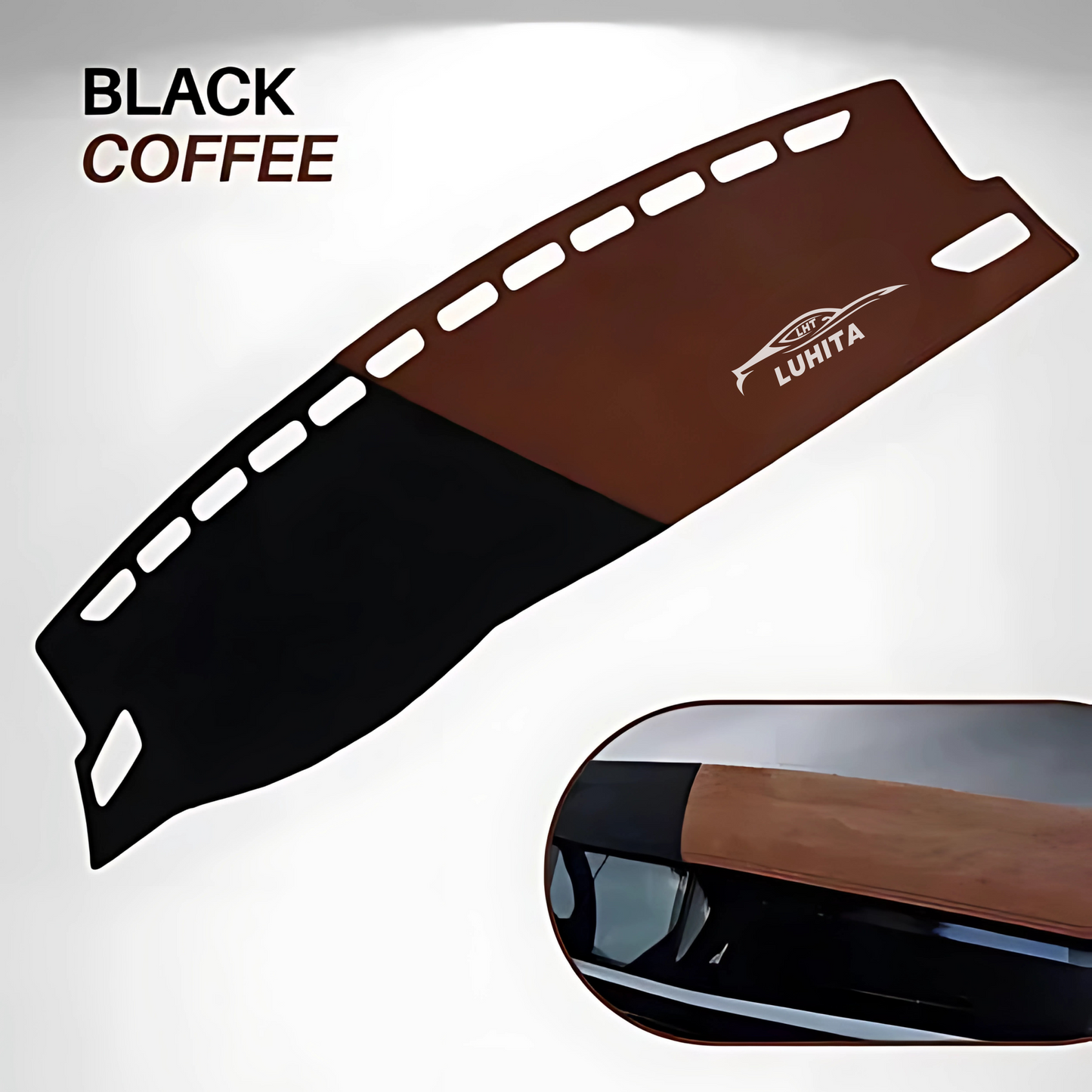 LUHITA™ DASHBOARD MAT COVER For Sedan, Hatchback, MPV, Truck, SUV etc