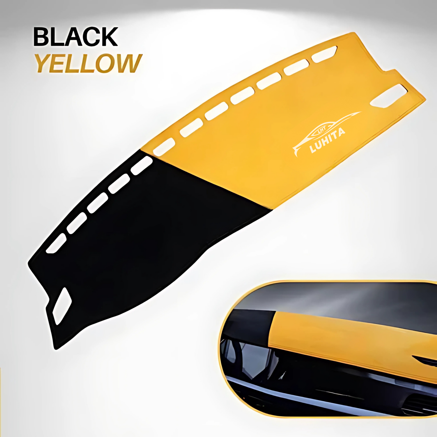 LUHITA™ DASHBOARD MAT COVER For Sedan, Hatchback, MPV, Truck, SUV etc
