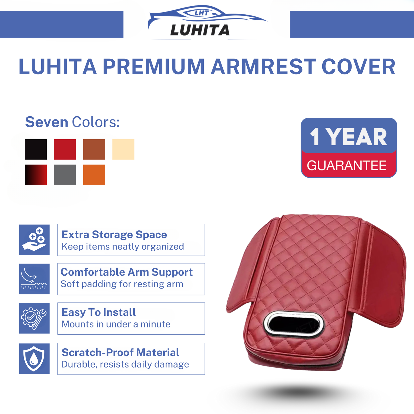 LUHITA™ PREMIUM ARMREST COVER