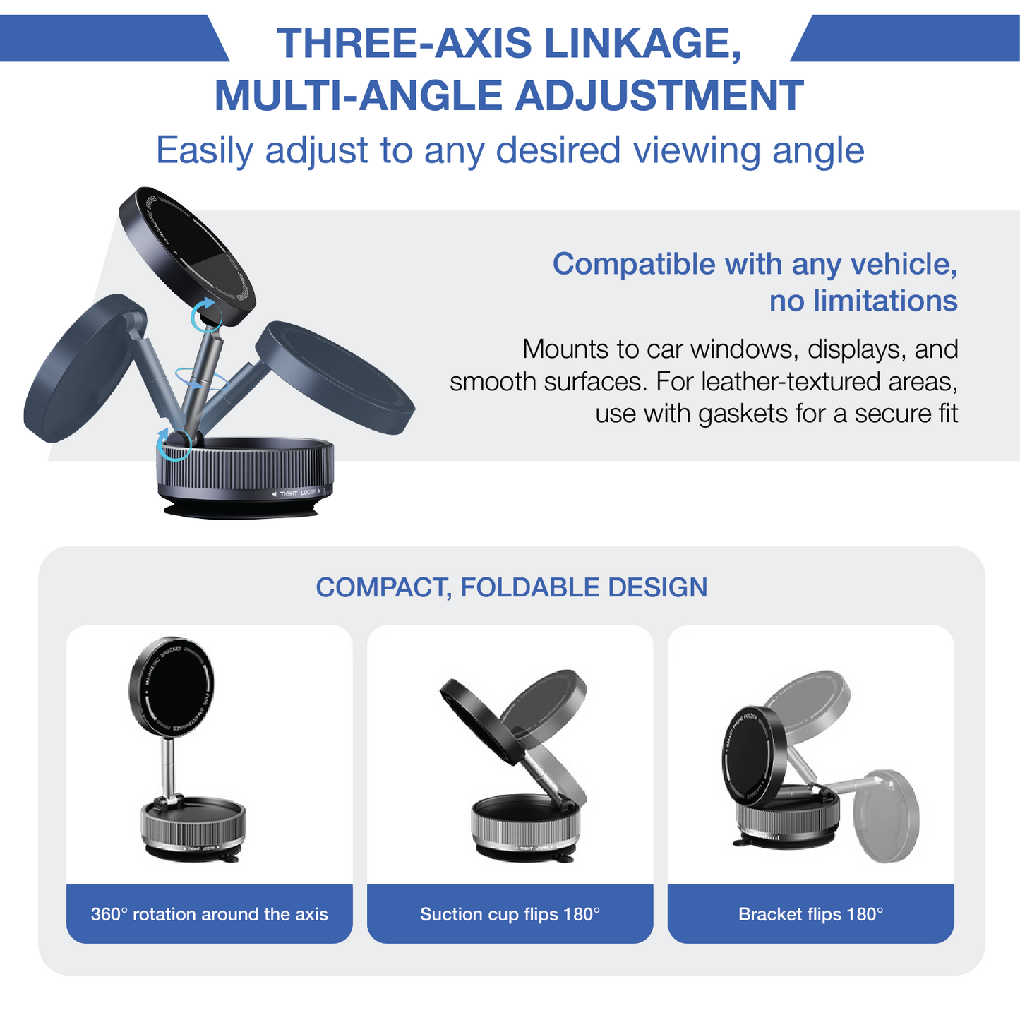 LUHITA™ Versamount Pro 360 Magnetic Holder