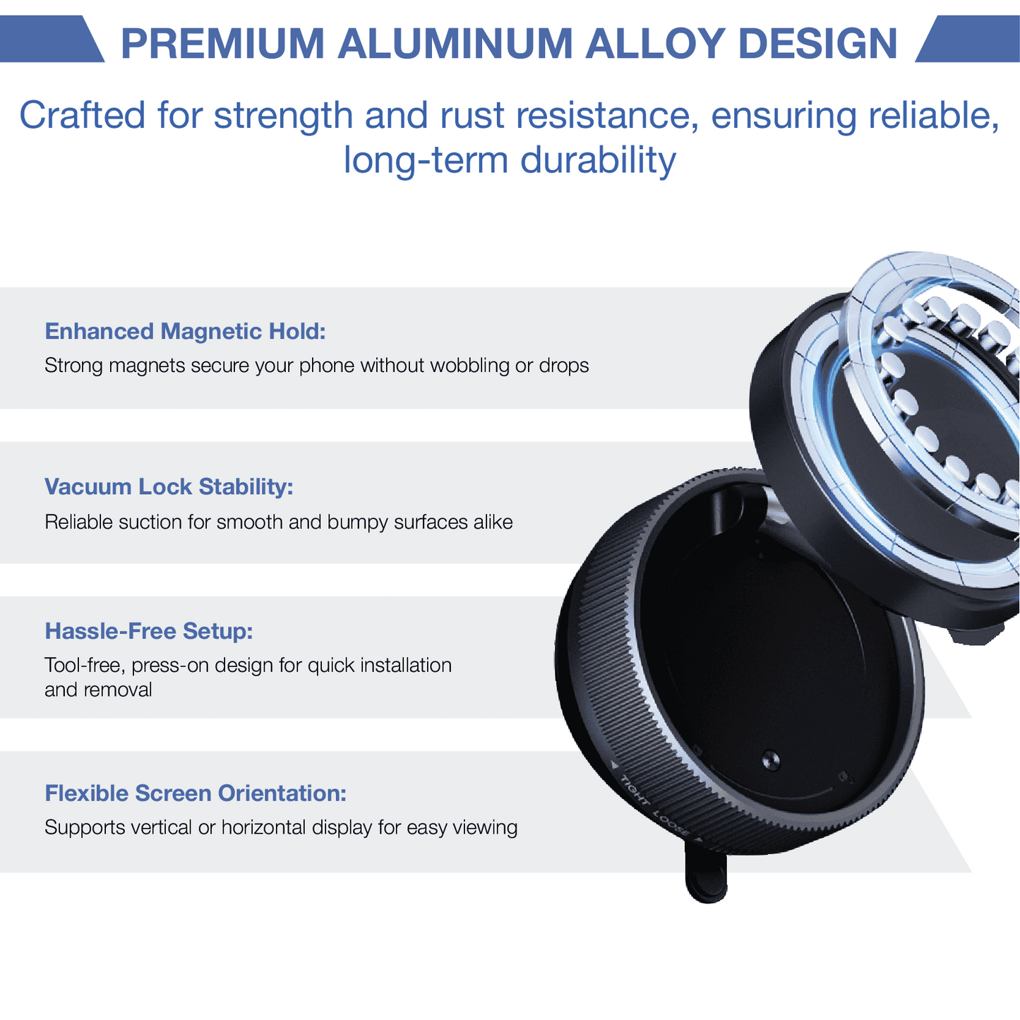 LUHITA™ Versamount Pro 360 Magnetic Holder