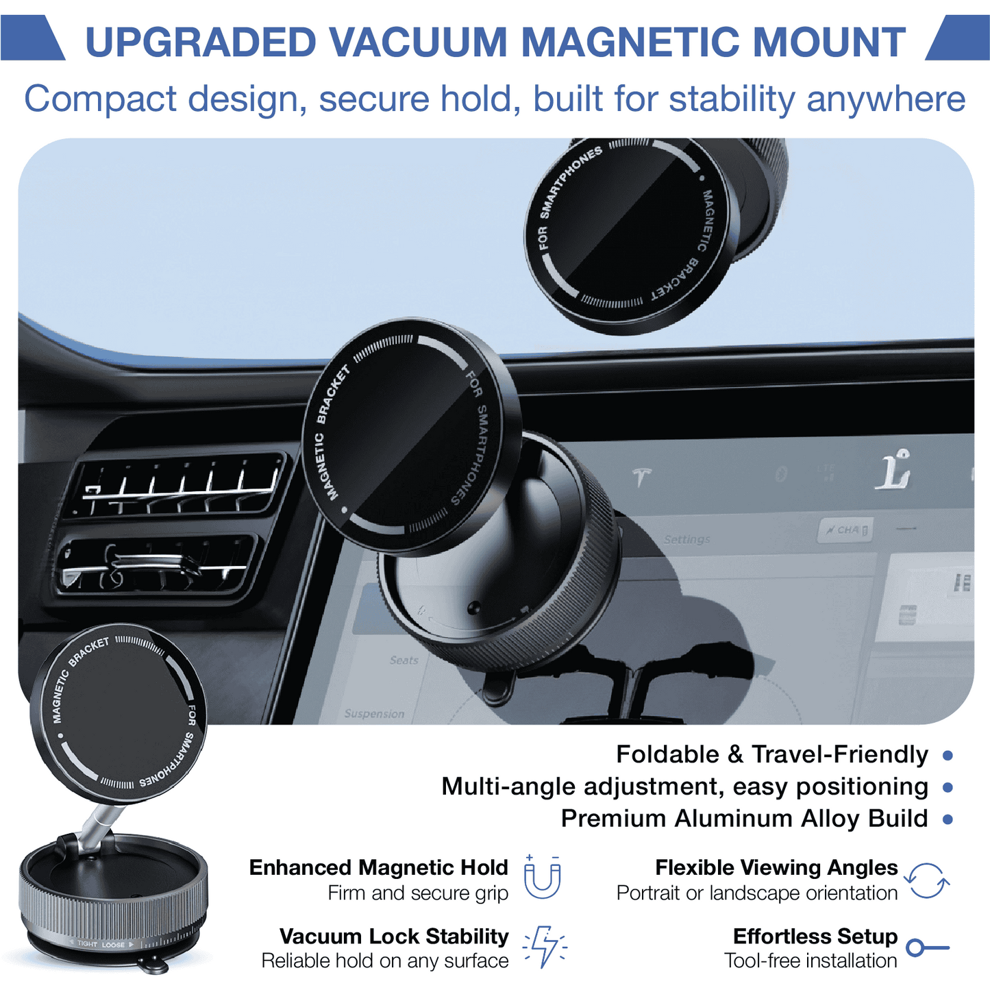 LUHITA™ Versamount Pro 360 Magnetic Holder