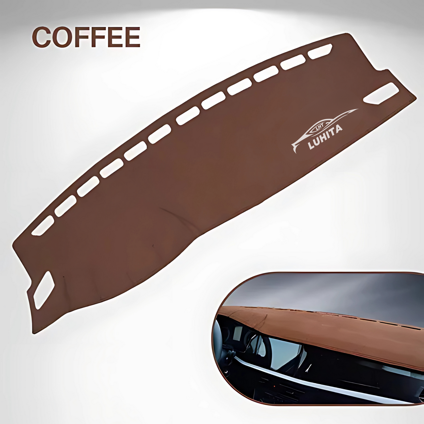 LUHITA™ DASHBOARD MAT COVER For Sedan, Hatchback, MPV, Truck, SUV etc