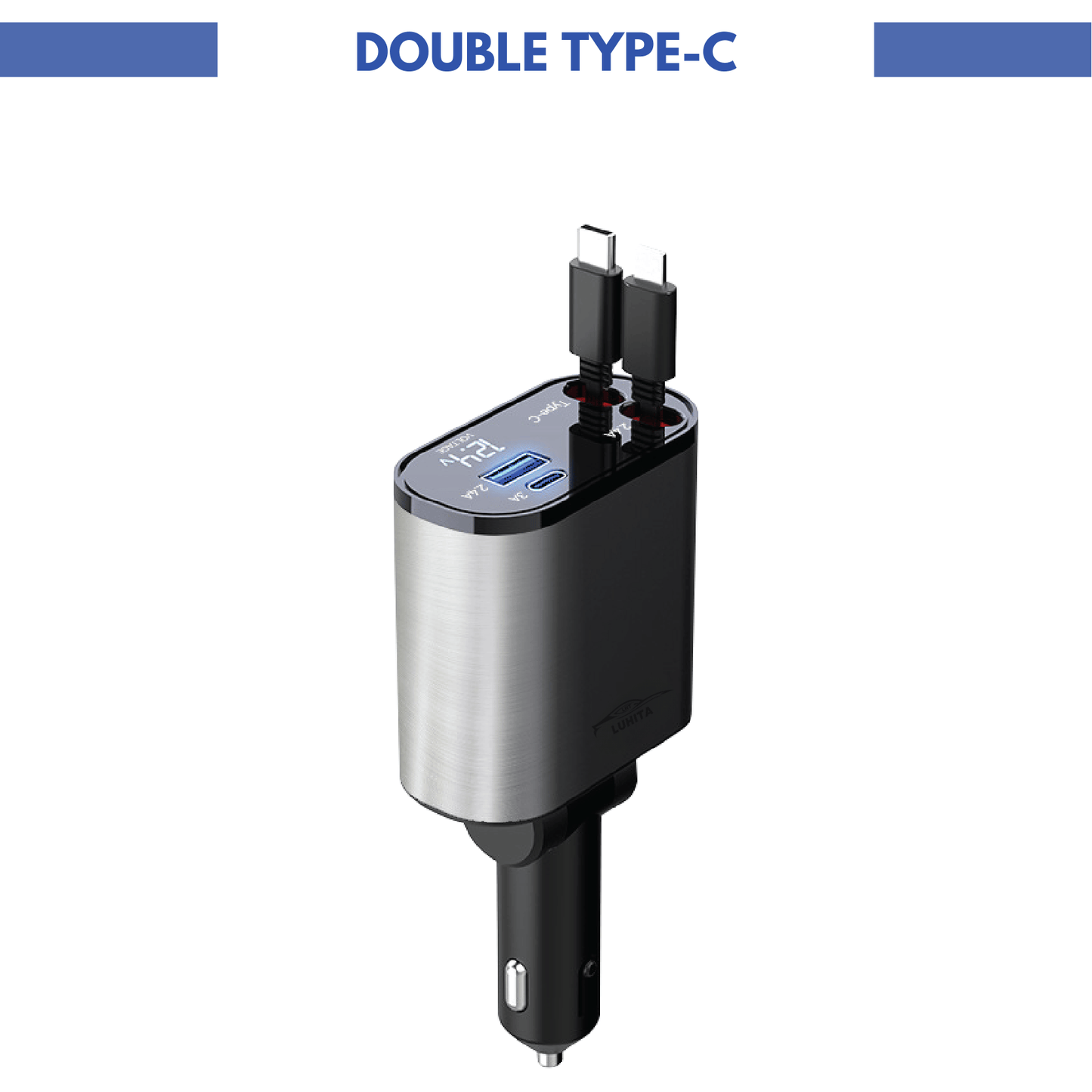 LUHITA™ 4-IN-1 CAR CHARGER ADAPTER