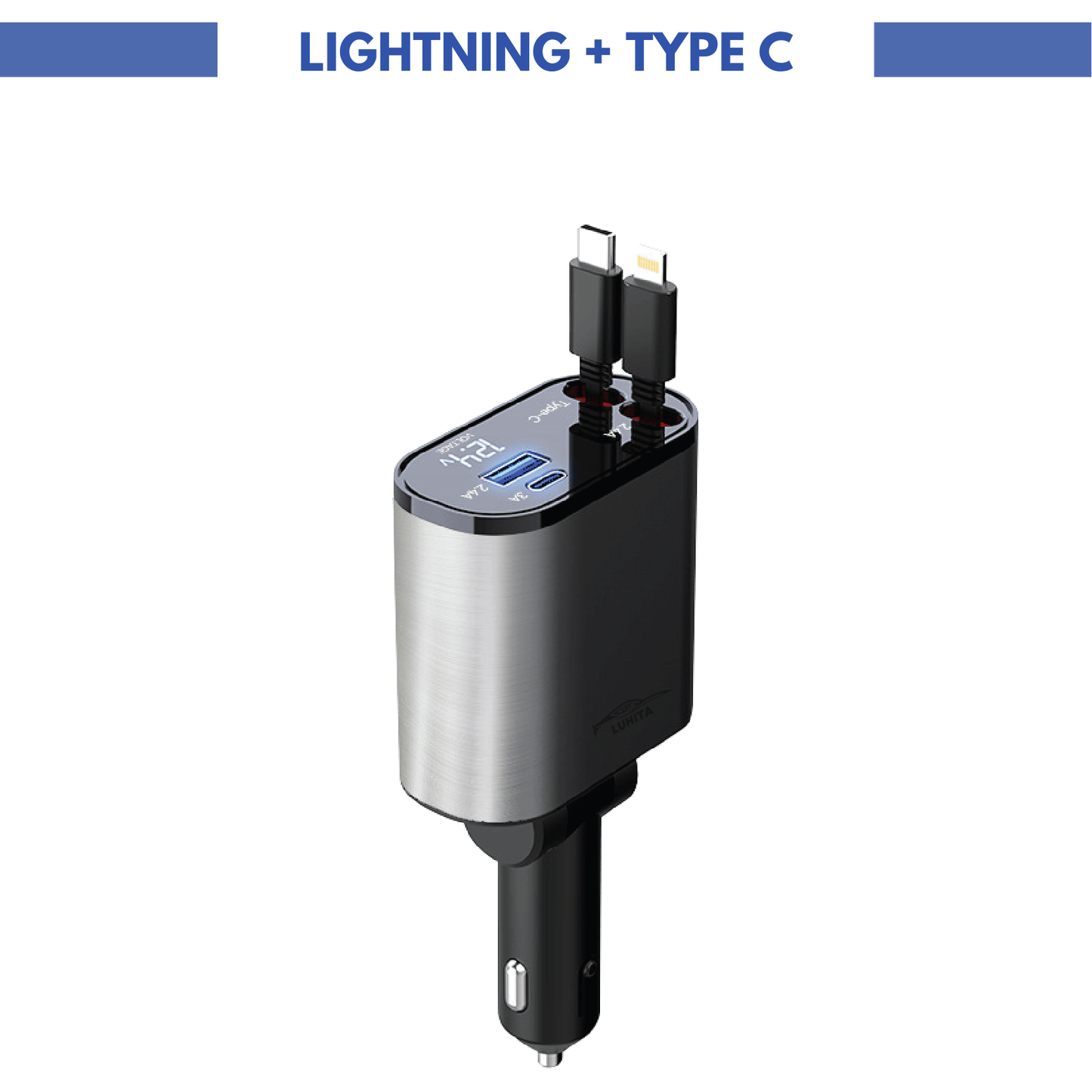 LUHITA™ 4-IN-1 CAR CHARGER ADAPTER