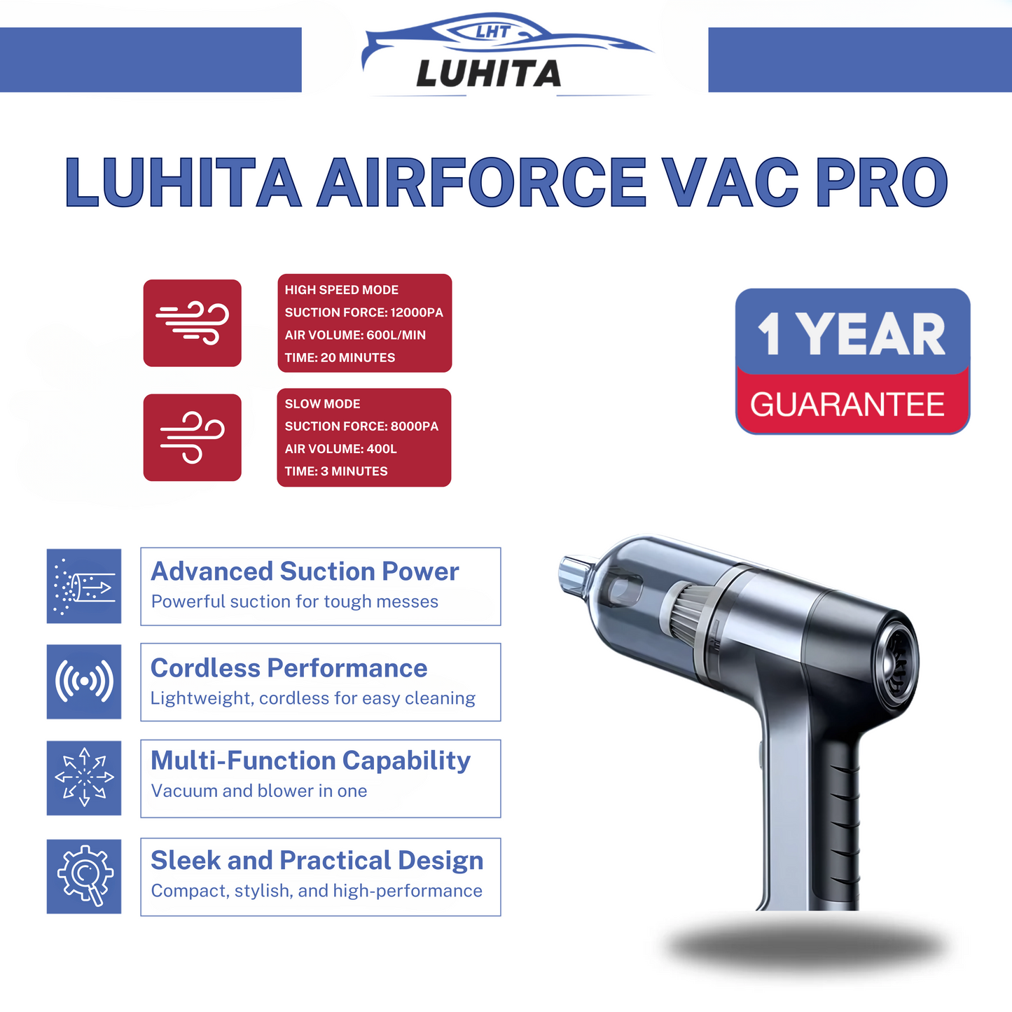LUHITA™ AIRFORCE VAC PRO
