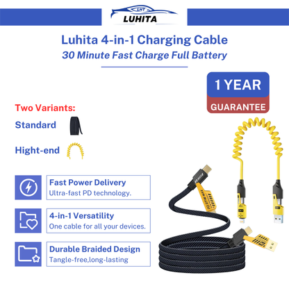 LUHITA™ 4 IN 1 CHARGING CABLE