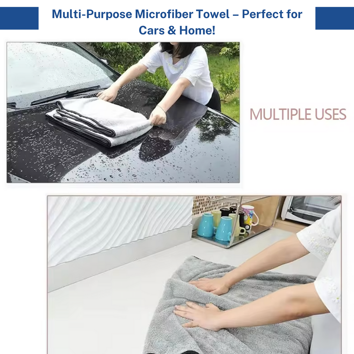 LUHITA™ Microfiber Car Towel