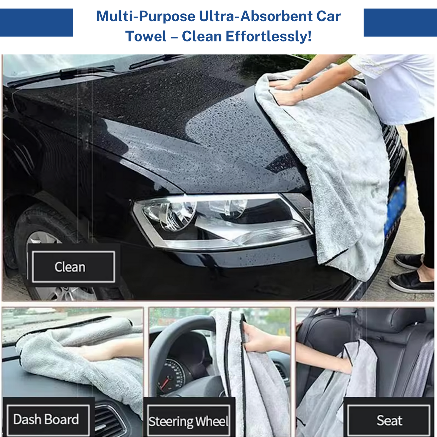 LUHITA™ Microfiber Car Towel