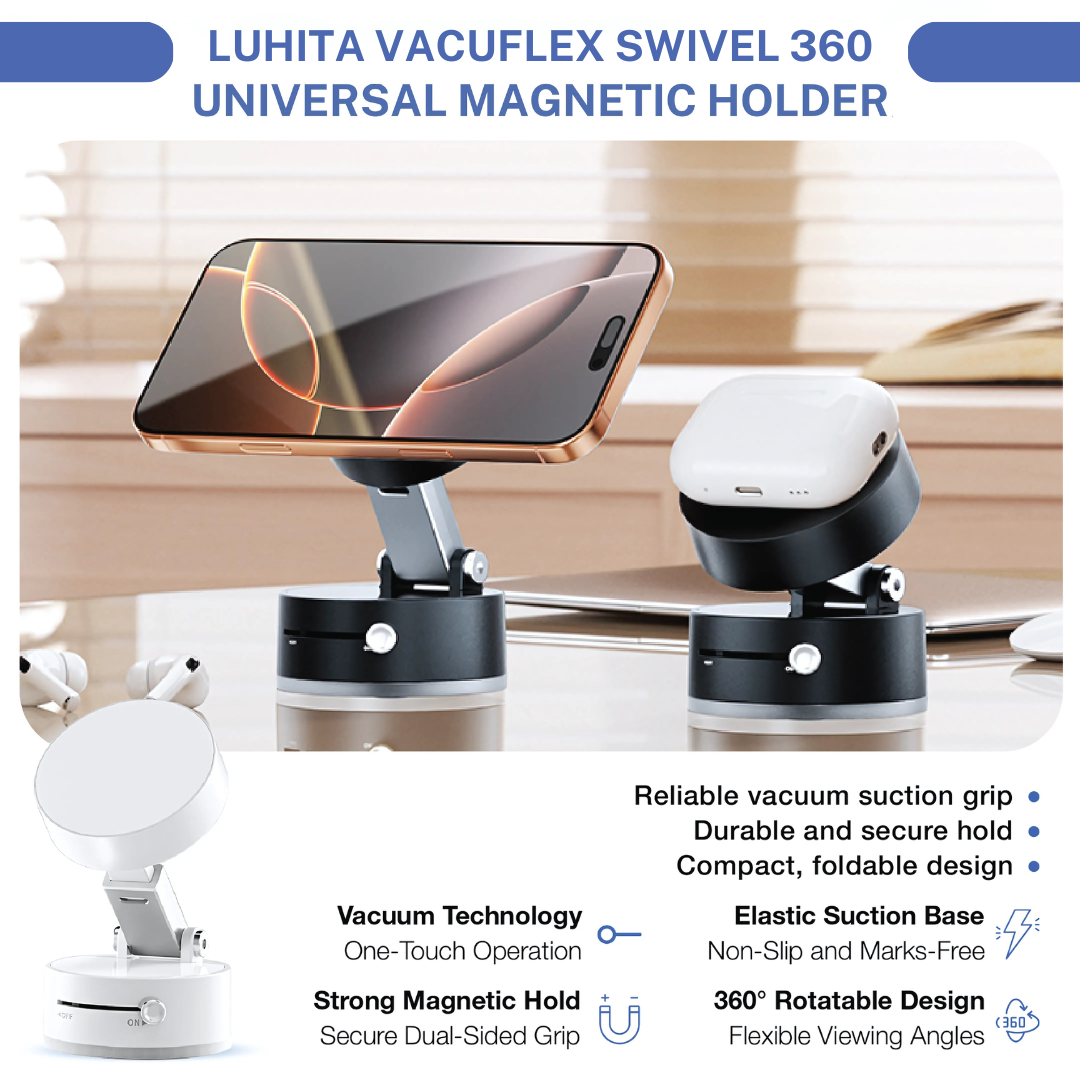 🔥 LAST DAY 50% OFF 🔥 Luhita Vacuflex 360 Magnetic Holder