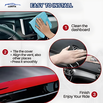 LUHITA™ DASHBOARD MAT COVER For Sedan, Hatchback, MPV, Truck, SUV etc